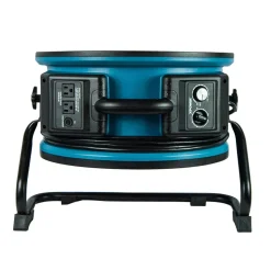 Xpower® #X-48ATR High Temp Sealed Motor Axial Fan w/ Built-In Power Outlets & 3-Hour Timer (1/3 HP) - 3,600 CFM